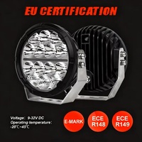Projecteurs LED 4x4 super lumineux, étanches IP68, 6,5'' 7 pouces 200W pour Hilux Prado FJ Land Cruiser Safari Trucks