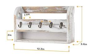 באיכות גבוהה רב תכליתית מבריק גימור ברזל מחוזק משרד אחסון תלוי עץ הר קיר צף מדף ארוך - Product Image 2