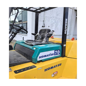 Chariot élévateur d'occasion original de fabrication japonaise Chariot élévateur diesel Komatsu 7 tonnes Chariot élévateur FD70-7 entrepôt Chariot élévateur FD70 - Product Image 4