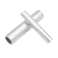 Tube de raccordement droit en aluminium pur GL pour appareils électroménagers et machines, connexion intermédiaire de câble à trou traversant