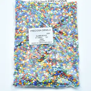 New Arrival 500grams Opaque/silverlined Mixed Sizes Original Czech Preciosa Glass Seed Beads For DIY Jewelry Making