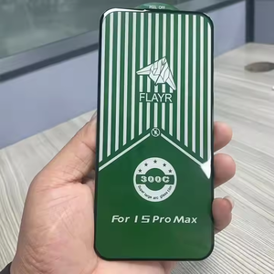 Protector de pantalla de teléfono transparente de vidrio templado curvo de arco súper grande Premium 300C para iPhone 16 Pro Max 15 Plus 14 13 12 11 - Product Image 4