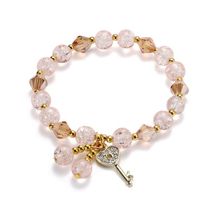 Pulseira de Cristal Colorida com Contas Personalizadas para Meninas, Presente Daisy, Pulseiras de Contas GMB033 - Product Image 5