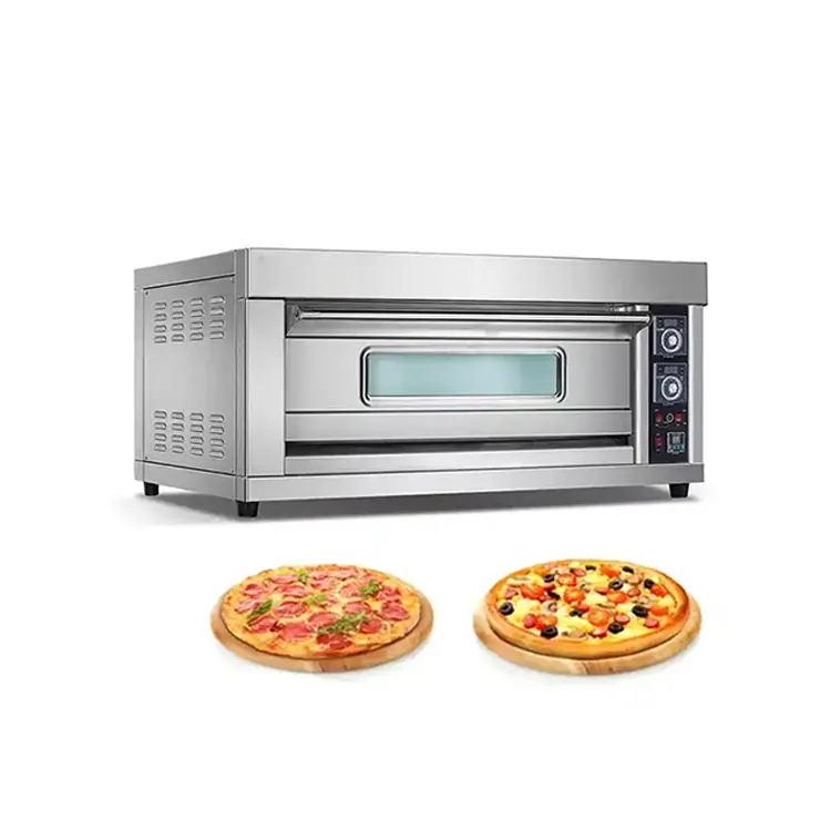 Venda quente gás comercial transportador pizza forno