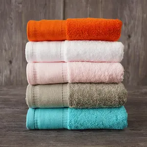 wholesale bath towels supplier 100% cotton terry towel bath hand face towel set for 5 star hotel