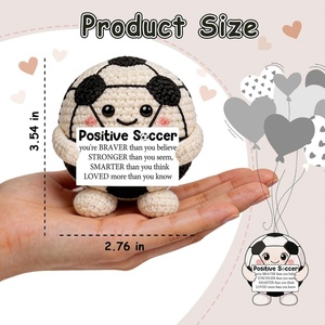 Mini Balón de Fútbol Divertido, Regalo de Fútbol con Mensaje Positivo de Apoyo Emocional para Jugadores, Aficionados, Entrenadores, Graduación, para Él y Ella - Product Image 3