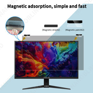 Filtre d'écran de confidentialité magnétique pour ordinateur de 27 pouces Bouclier anti-éblouissement amovible pour 16 et 9 moniteurs à écran large sans cadre - Product Image 4
