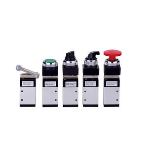 Válvula de Inversión Mecánica de Una Entrada y Dos Salidas, Interruptor Neumático Manual con Control de Botón, Cilindro MSV86522 - Product Image 1