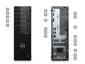 Station de travail de bureau Dells <span class=keywords><strong>OptiPlex</strong></span> <span class=keywords><strong>3080</strong></span> 8GB 1TB ordinateur - Product Image 2