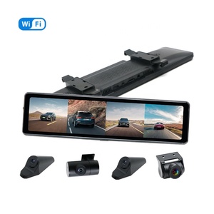 360-Grad-Panorama-Fahrzeugkamera mit 4 Kanälen, 11,26 Zoll Rückspiegel-Dashcam, GPS, Nachtsicht, 1080p Auto-<span class=keywords><strong>DVR</strong></span>-Rekorder - Product Image 5
