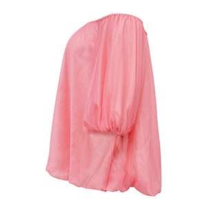 Nouvelle mode 2026, vêtements pour femmes grandes tailles, best-seller, robe pour femmes sexy, couleur unie, épaules dénudées, manches bouffantes - Product Image 4
