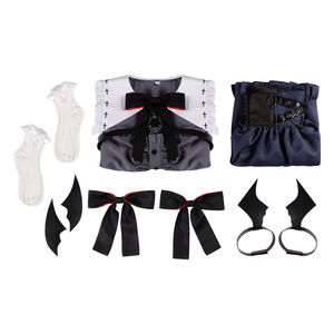 Mujer Navidad Halloween traje <span class=keywords><strong>Anime</strong></span> Virtual YouTuber Kuzuha Sexual Turn Sanya Cosplay disfraz IDOL-002 - Product Image 4