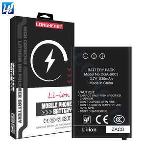 Nueva batería de repuesto CGA-S003 de 530mAh para <span class=keywords><strong>Panasonic</strong></span> SV-AS10 SV-AV50 CGA-S003E VW-VBA05 - Product Image 1