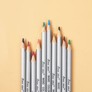48 Lápices de Colores, Material Escolar con Estuche de Metal para Colorear y Dibujar, Arte en Color para Niños, Regalo Navideño 27.8*19*3cm 48 Colores - Product Image 2