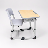 Meubles scolaires de haute qualité, ensemble table et chaise pour salle de classe moderne, bureaux scolaires durables