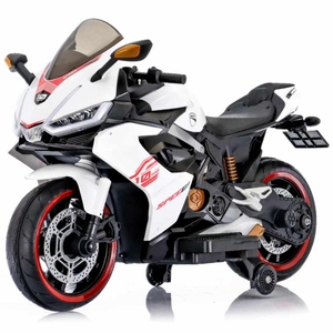 <span class=keywords><strong>Moto</strong></span> électrique rechargeable 12V avec lumières clignotantes sur les roues, jouet à pédales en plastique pour enfants de plus de <span class=keywords><strong>10</strong></span> <span class=keywords><strong>ans</strong></span> - Product Image 6