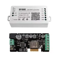 Contrôleur LED SP108E SPI Wifi, application pour smartphone, pour bande lumineuse WS2812B WS2813 SK9822 SK6812 RGBW APA102 LPD8806, DC5-24V
