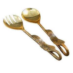 Ensemble de couverts en acier inoxydable avec finition dorée, design tendance, ensemble de couverts en acier inoxydable fabriqué à la main, en vente par les exportateurs - Product Image 3
