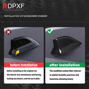 Protection de radôme en fibre de carbone de luxe haute qualité pour décoration extérieure de voiture <span class=keywords><strong>GR</strong></span> 2020-2024, installation facile - Product Image 4