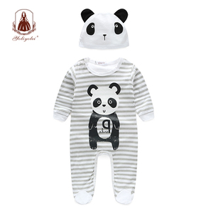 Wholesale 100% Cotton <strong>Baby</strong> <strong>Clothes</strong> Soft Stylish <strong>Baby</strong> <strong>Winter</strong> Romper Set <strong>Baby</strong> Romper With Hat - Product Image 2