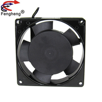 Ventilateur de refroidissement d'échappement industriel sans balais, avec roulement à billes, 110/220v, 9225/9025x92x25mm, 21/37cfm, 92mm