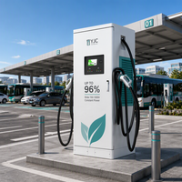 Station de charge rapide DC tout-en-un haute puissance CPM4 80-240 kW 380 V Chargeur DC Écran tactile 7 pouces Utilisation intérieure et extérieure