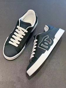 Chaussures en toile décontractées de haute qualité, tendance graffiti, chaussures de luxe pour hommes et femmes, baskets en cuir véritable dolceabban D - Product Image 6