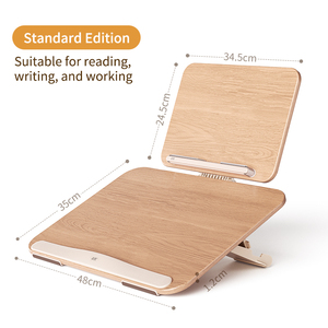 Soporte de Lectura Plegable de Madera con Amplia Área de Escritura, Tabla Inclinada Ergonómica para Niños, Estudio, Oficina en Casa, Dibujo Artístico - Product Image 5