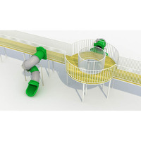 Glissière extérieure de tube en spirale en plastique bon marché de haute qualité d'usine de la Chine