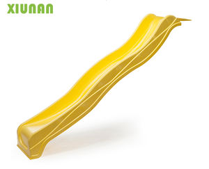 Tobogán de Plástico <span class=keywords><strong>Ondulado</strong></span> de 2.2m para Niños, Equipo de Juegos para Jardín, Parques de Diversiones, Uso Interior con Estructura de Acero - Product Image 3