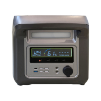 Station d'alimentation portable LiFePO4 1280Wh, générateur solaire rechargeable avec BMS intelligent et écran LED pour le camping