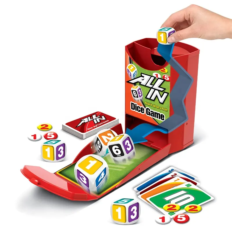 Indoor Tischs pielzeug Ziffer Würfel Karte Trend Spiel Spiel Lernset für Kinder