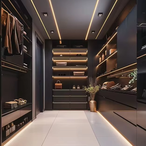 Pa Meubles de chambre à coucher de style moderne Placard Miroir Armoire Ventes directes d'usine - Product Image 1