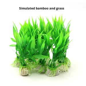 Venta al por mayor de plantas de <span class=keywords><strong>acuario</strong></span> artificiales respetuosas con el medio ambiente decoraciones de peceras de plástico para sala de estar 220V seguro - Product Image 1
