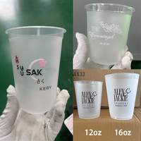 Gobelets à thé au lait Boba avec couvercle en dôme et pailles à trous croisés, personnalisables avec logo, en plastique, pour smoothies, Matcha, 16 oz