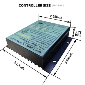 Controlador de Carga Eólico MPPT Smaraad 1KW para Sistemas de 12V, 24V, 48V con Adaptación Automática de Voltaje a Baja Velocidad del Viento SM-MPPT-CONTROLLER - Product Image 4