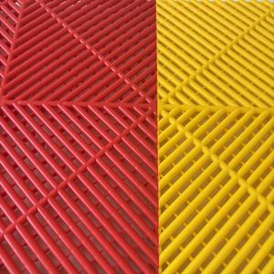 卸売洗車場用モジュール式3Dガレージタイル、連結式ヘビーデューティー厚型カラフルプラスチック製通気性ガレージディテーリングフロアタイル - Product Image 4