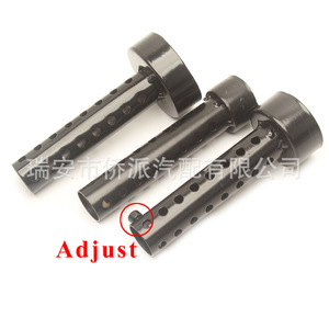 Scooter Exhaust Pipe Muffler Resonator Stainless Steel Silver For Retrofit Upgrade - Product Image 4