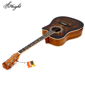Rắn hàng đầu vân sam gỗ 41-inch Acoustic Guitar nhạc cụ trên bán trực tuyến - Product Image 5