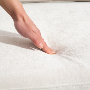 Canapé moderne blanc italien de luxe 3 places en chenille, canapé profond confortable en tissu, meubles de salon - Product Image 6