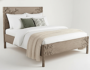 Marco de <span class=keywords><strong>Cama</strong></span> con Árbol de la Vida Tallado a Mano, Madera Maciza, Cabecera con Relieve Profundo, Estilo Antiguo Vintage, <span class=keywords><strong>Cama</strong></span> de Hotel, Juego de Base de <span class=keywords><strong>Cama</strong></span> King/Queen - Product Image 5