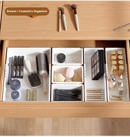 Fournitures de bureau Boîte de rangement pour cosmétiques Tiroir rétractable Organisateurs d'armoires coulissantes