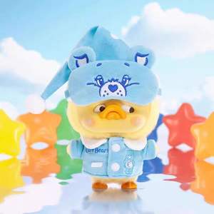 Set da 6 Pezzi 100% Autentici Upset Duck Care <span class=keywords><strong>the</strong></span> Bears Serie Rainbow Duck Bambole in Vinile Peluche Scatola a Sorpresa Portachiavi Adorabili Ciondoli per Borse - Product Image 5