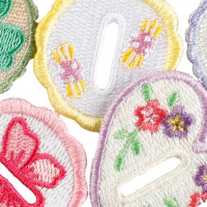 Nouvelles Broderies, Patchs Brodés de Formes Variées, Patchs à Boutons pour la Décoration des Vêtements - Product Image 2