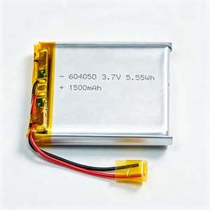 Batería de Iones de Litio 604050 de 3.7V 1500mAh, Celda LiPo Recargable de 5.55Wh para Electrónica de Consumo - Product Image 1