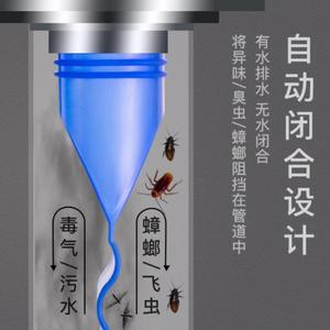 Silicone Odor Proof Drain Core Round 84.5mm Easy Install For Bathroom Shower Washing Machine Insect Proof - Product Image 2