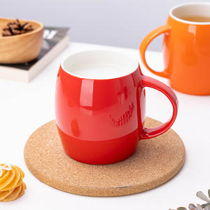 Taza de café de porcelana china de hueso de cerámica colorida de fábrica, venta al por mayor, Taza de cerámica personalizada de 400ml, taza de porcelana <span class=keywords><strong>Ffee</strong></span> para oficina - Product Image 4