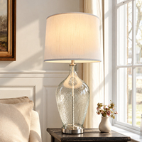 Lampe de table LED en verre, commande tactile, sans fil, écologique, en tissu flexible, fonctionnant sur batterie, à intensité variable, design moderne, lampe de chevet