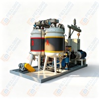 Machine à mousser PU à haut débit (haute pression) pour la fabrication de sièges de voiture / canapés / matelas / oreillers en latex / produits en PU
