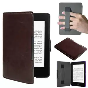 Case For Kindle Paperwhite 1 / 2 /3 With Hand Strap Cover For Kindle Paperwhite 2016 2015 2013 2012 Auto Sleep Ereader Funda